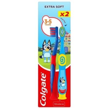 Colgate Kids 2-5 Years Bluey Extra Soft Manual Toothbrush (2)