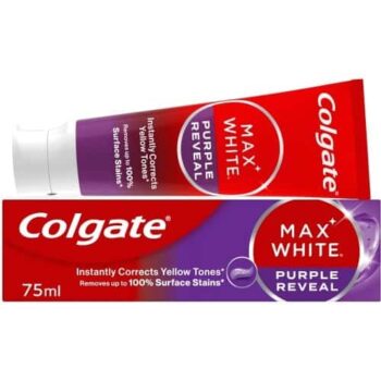 Colgate Max White Purple Reveal Whitening Toothpaste (75ml)