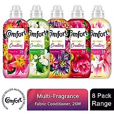 Comfort Perfume Creations Fabric Conditioner Tropical Lily 26 Washes (780ml)