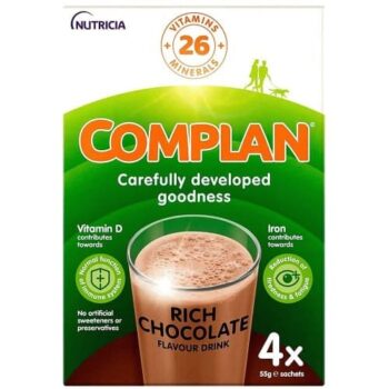 Complan Rich Chocolate Nutritional Drink Sachet (4 x 55g)