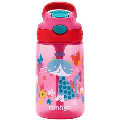 Contigo Gizmo Sip Pink Cat Kids Bottle (420ml)
