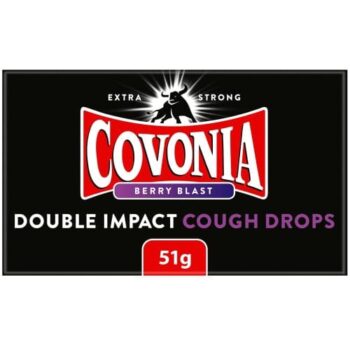 Covonia Double Impact Cough Drops Berry Blast Lozenges (51g)