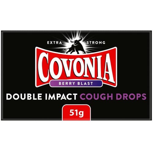 Covonia Double Impact Cough Drops Berry Blast Lozenges (51g)