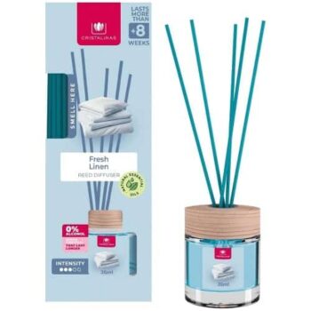 Cristalinas Fresh Linen Reed Diffuser (35ml)
