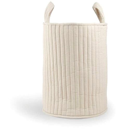 Cuddleco Large Laundry Storage Basket Cashmere Waffle