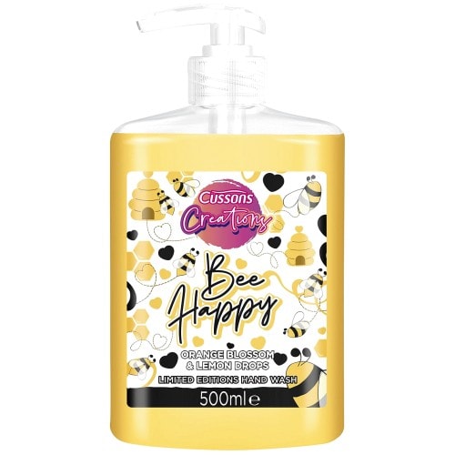 Cussons Creations Bee Happy Hand Wash Orange & Lemon (500ml)