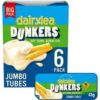 Dairylea Jumbo Tubes Cheese Snacks (6 x 246g, 41g)