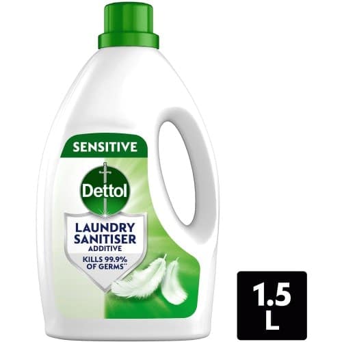Dettol Laundry Sanitiser Antibacterial Liquid Additive Sensitive (1.5 Litre)
