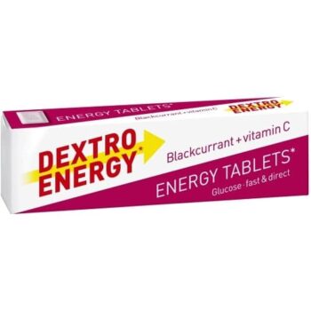 Dextro Energy Blackcurrant + Vitamin C Tablets (47g)