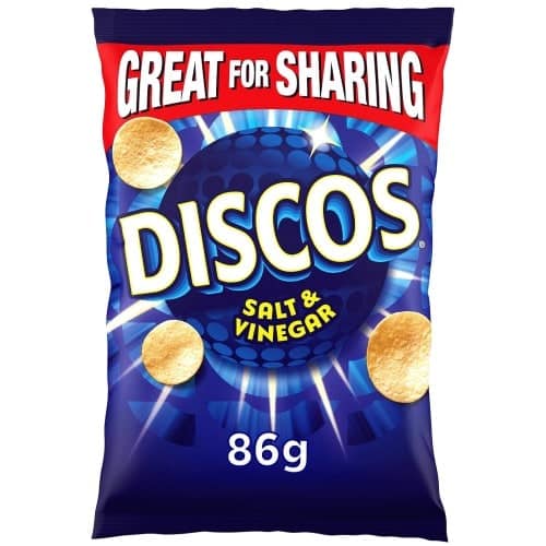 Discos Salt & Vinegar Flavour Sharing Crisps (86g)