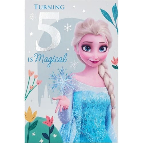 Disney Frozen 5th Birthday Card