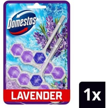 Domestos Power 5 Toilet Rim Block Lavender (2 x 50g)