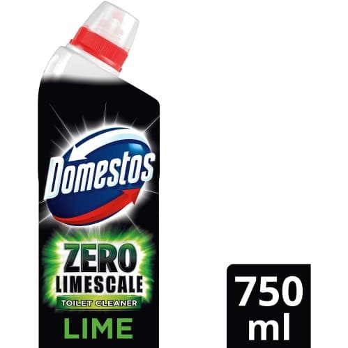 Domestos Zero Limescale Toilet Cleaner Lime (750ml)