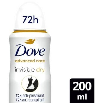 Dove Advanced Care Invisible Dry White Freesia & Violet Antiperspirant (200ml)