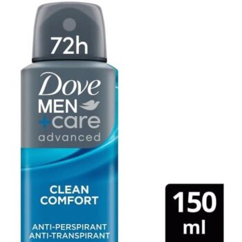Dove Men+Care Advanced Clean Antiperspirant Deodorant Aerosol Clean Comfort (150ml)