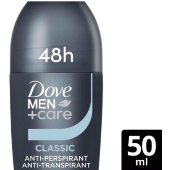 Dove Men+Care Classic Antiperspirant Deodorant Roll On (50ml)