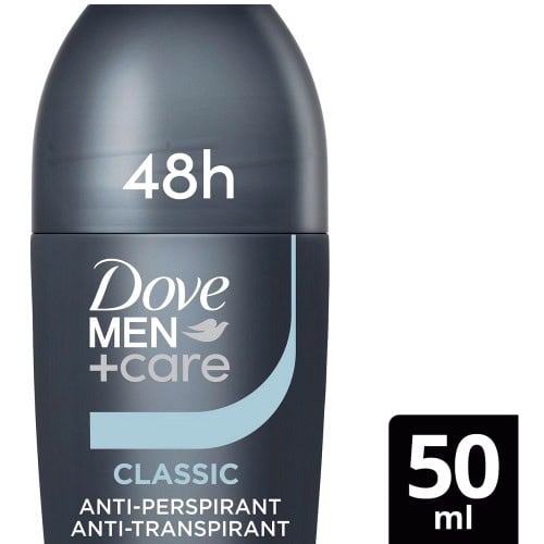 Dove Men+Care Classic Antiperspirant Deodorant Roll On (50ml)
