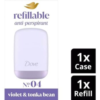 Dove No4 Vanilla & Tonka Bean 72h refillable Antiperspirant Deodorant Kit (35ml)