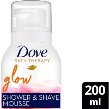 Dove Shower Mousse Glow Shower & Shave Foam (200ml)