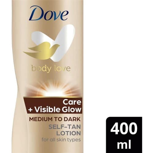 Dove Visible Glow Medium to Dark Self-Tan Lotion Limited Edition (400ml)