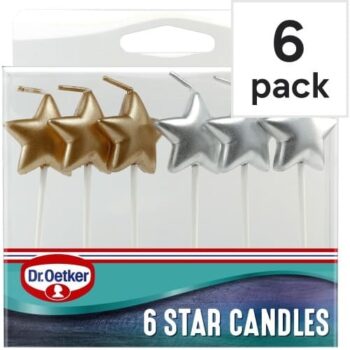 Dr. Oetker 6 Star Candles (6)