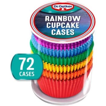 Dr. Oetker 72 Rainbow Cupcake Cases (72)