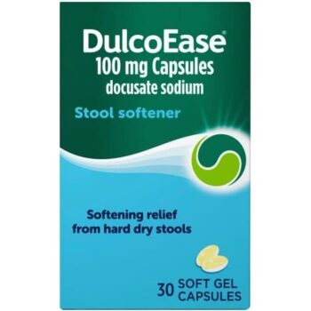 Dulcoease Softening Relief Capsules 30 Soft Gel Capsules (30 x 100mg)