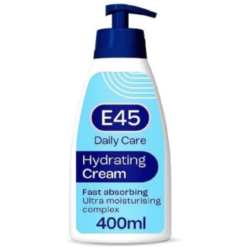 E45 Daily Moisturiser Body Cream for Dry & Sensitive Skin (400ml)