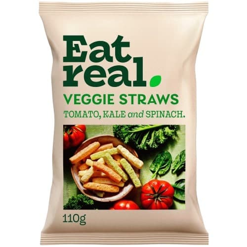 Eat Real Sea Salt Veggie Straws (110g)