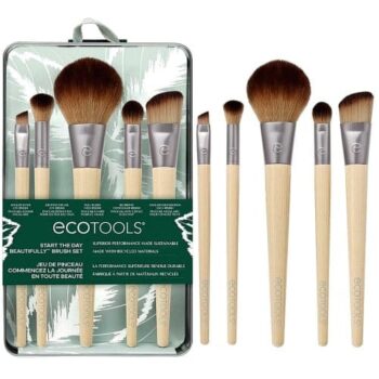Ecotools 5 Essential Brushes Storage Tin Kit Start The Day Beautifully