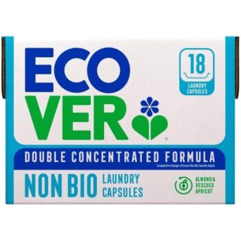 Ecover Non Bio Laundry Capsules 18 Washes (18 x 18w, 0.306kg)