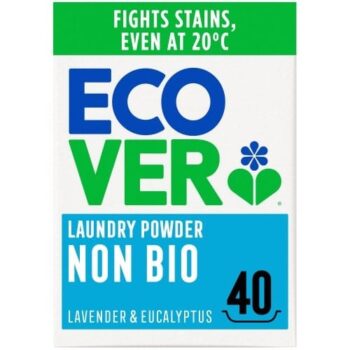 Ecover Non Bio Lavender Eucalyptus Washing Powder - 40 Wash Pack (3kg)