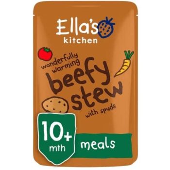 Ella's Kitchen Organic Beefy Stew with Spuds Baby Food Pouch 10+ Months (190g)