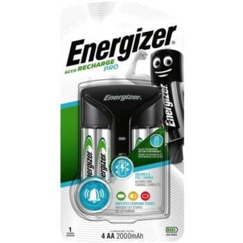 Energizer Accu Recharge Pro Charger for NiMH AA & AAA 4 Hour + 4AA Pro