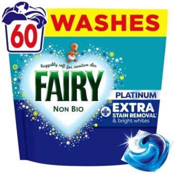 Fairy Non Bio Pods Washing Capsules Platinum 63 Washes (1494g)