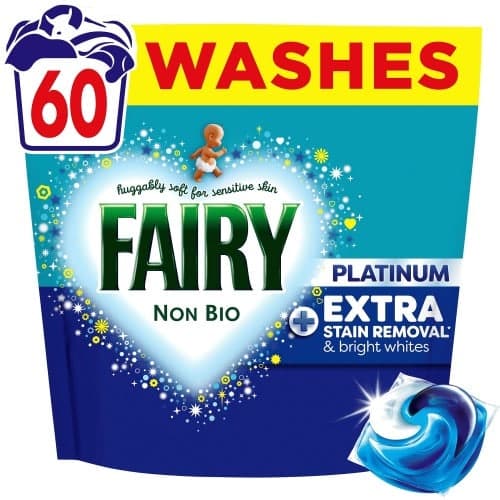 Fairy Non Bio Pods Washing Capsules Platinum 63 Washes (1494g)