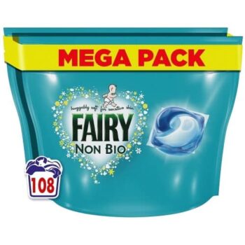 Fairy Non Bio Pods Washing Liquid Capsules For Sensitive Skin 2x54