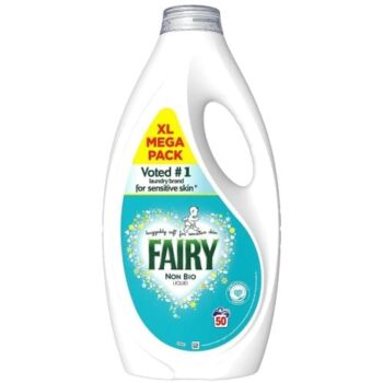 Fairy Non Bio Washing Liquid 51 Washes for Sensitive Skin Large Pack (1.55 Litre)