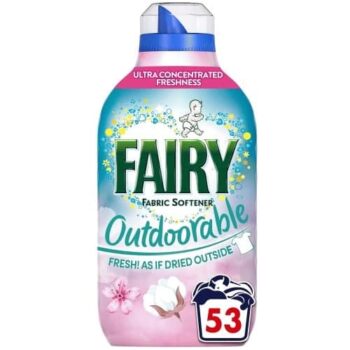 Fairy Outdoorable Fabric Conditioner Cherry Blossom & Nordic Cotton 53 Washes (742ml)