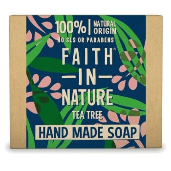 Faith in Nature Tea Tree Pure Hand Made Soap Bar (100g)