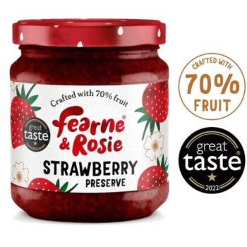 Fearne & Rosie Strawberry Jam 70% Fruit (310g)