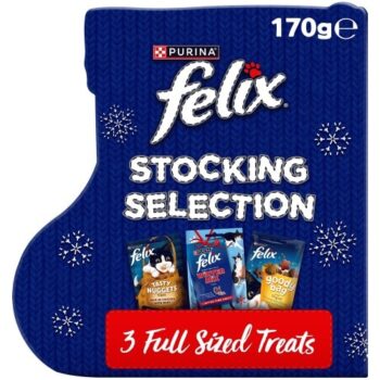 Felix FELIX Cat Treats Christmas Stocking (170g)