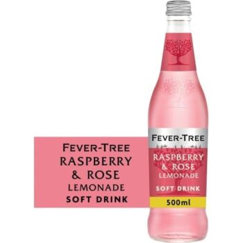 Fever-Tree Refreshingly Light Raspberry & Rose Lemonade (500ml)