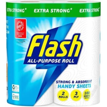 Flash All Purpose Handy Sheets 2 Rolls
