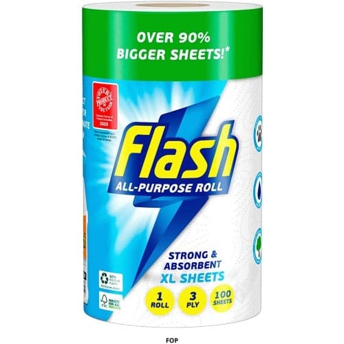 Flash All Purpose Roll XL Sheets 1 Roll