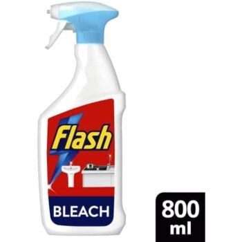 Flash Multipurpose Cleaning Spray with Bleach Eucalyptus Scent for Hard Surfaces (800ml)