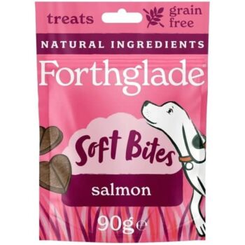 Forthglade Natural Soft Bites Salmon Dog Treats (90g)