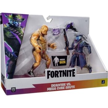 Fortnite 4-inch Articulated Deadfire and Mega Cube Brute plus Accessories