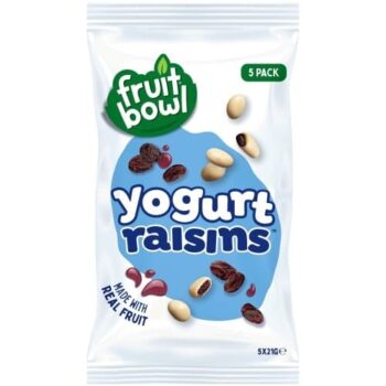 Fruit Bowl Raisin Yogurt Flakes (5 x 21g)