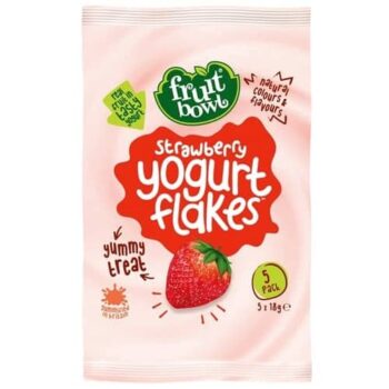 Fruit Bowl Strawberry Yogurt Flakes (5 x 18g)